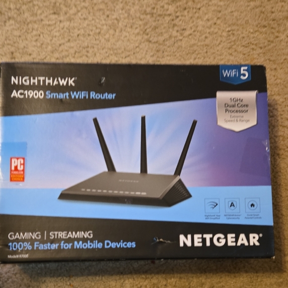 New Sealed NETGEAR Nighthawk AC1900 WiFi 5 Router -
